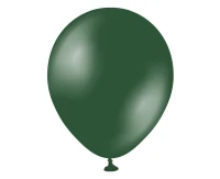 Balony Kalisan 5", (metallic emerald green) metalik zielone, 50 szt.