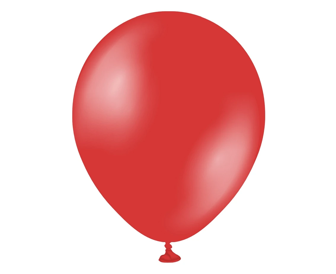 Balony Kalisan 5", (metallic red) metalik czerwone, 50 szt.