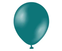 Balony Kalisan 5", (metallic turquoise) metalik turkusowe, 50 szt.