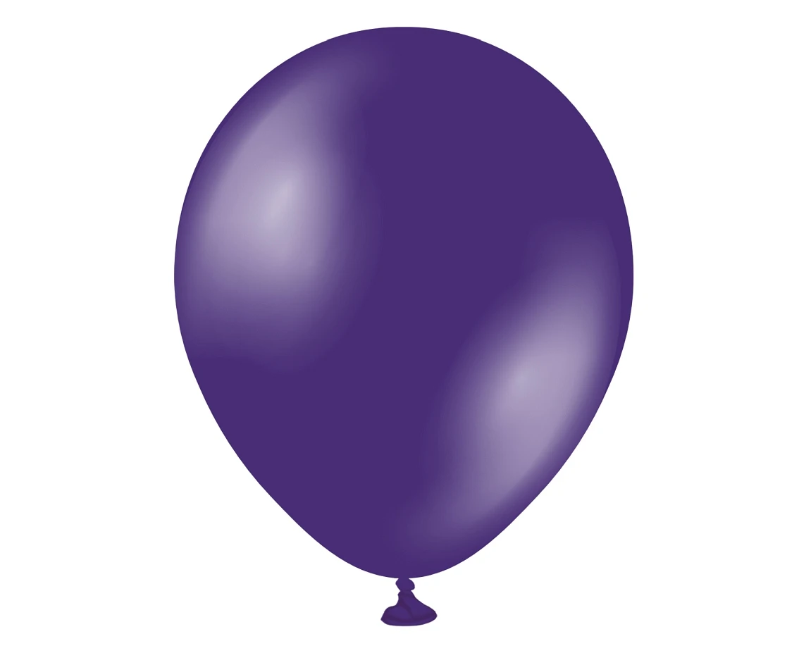 Balony Kalisan 5", metalik fioletowe (Metallic Violet), 50 szt.