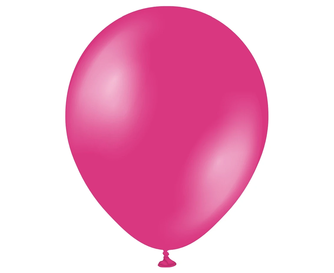 Balony Kalisan 11", (metallic fuchsia) metalik fuksja, 50 szt.