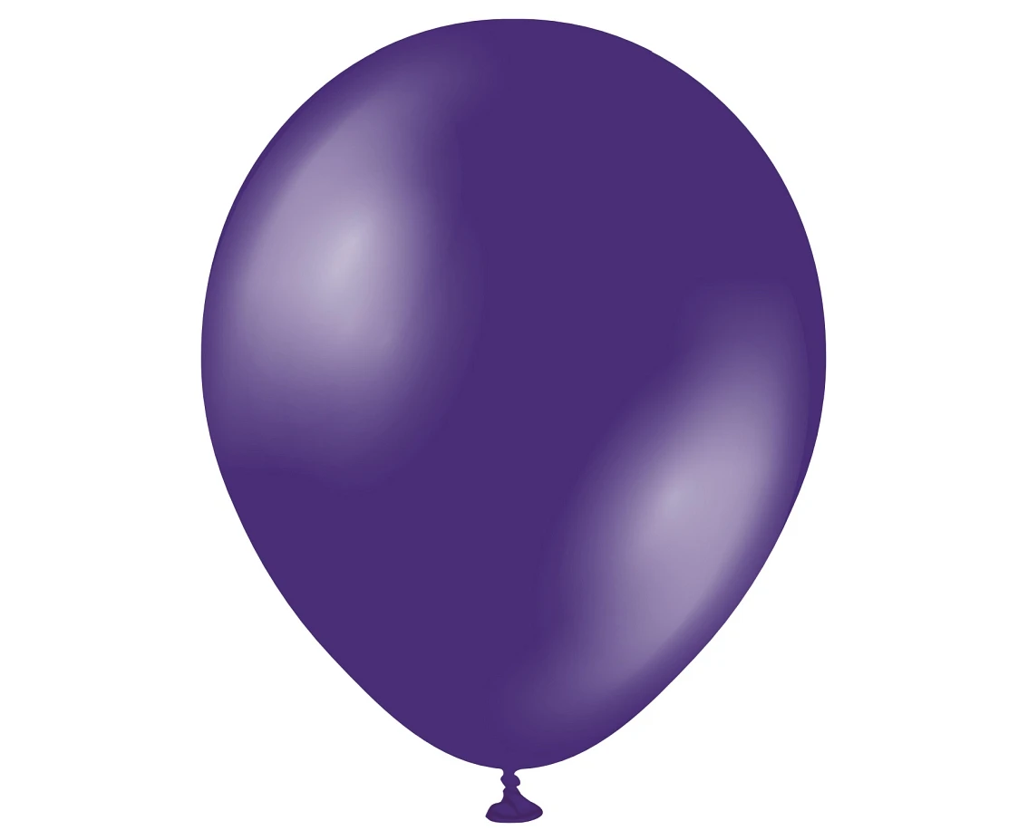 Balony Kalisan 11", (metallic violet) metalik fioletowe, 50 szt.