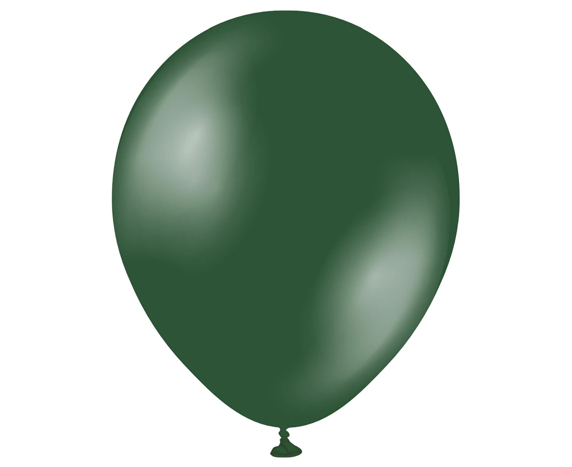 Balony Kalisan 18", (metallic emerald green) metalik zielone, 50 szt.