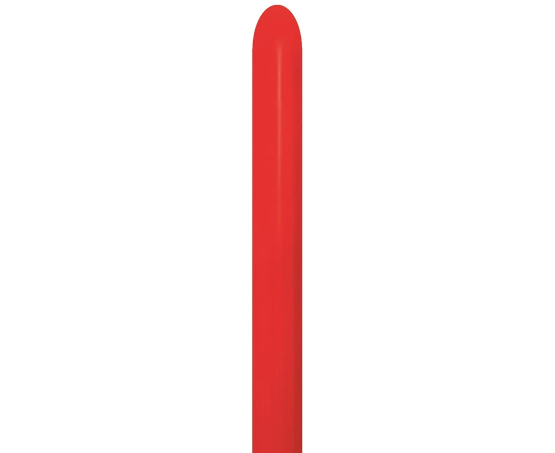 Balony Sempertex 260, (nozzle up red) Do Modelowania, Czerwone, 50 szt.