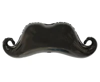 Balon foliowy Czarne wąsy, 84x32cm