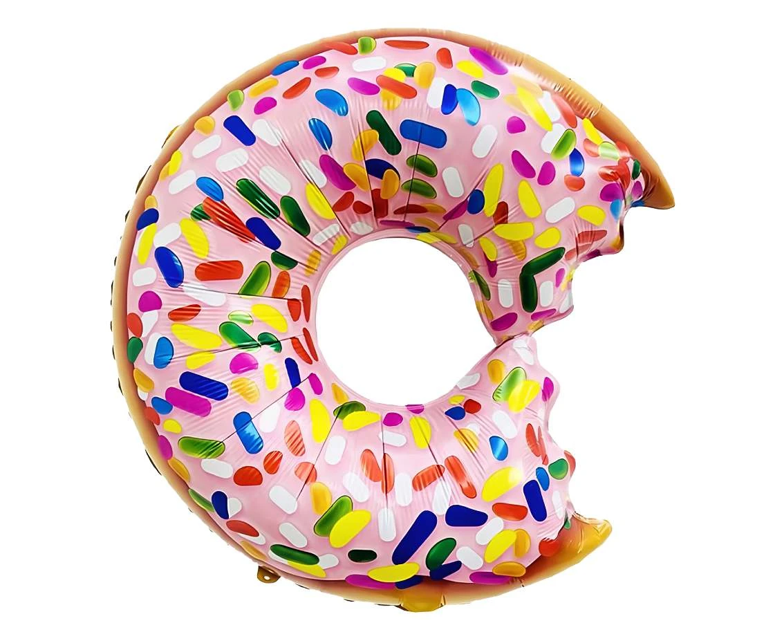 Balon foliowy Kolorowy Donut, 44x50cm