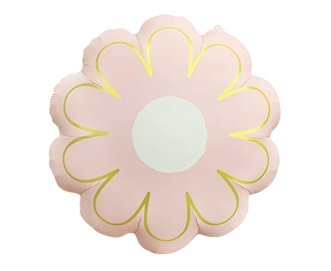 Balon foliowy 18" Stokrotka, różowa pastelowa