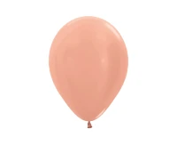 Balony Sempertex 5", (metallic rose gold) Metallic Różowozłote, 50 szt.