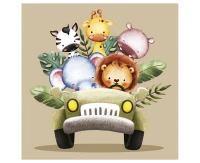 Serwetki papierowe Safari Animals in the Jeep, 33x33 cm, 20 szt.