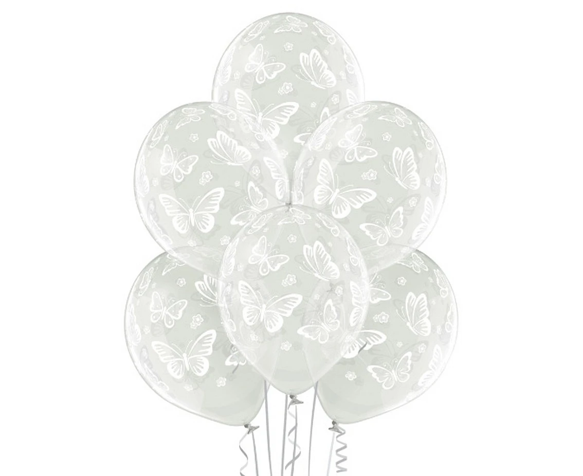 Balony Belbal 12", D11, motyle, 6szt.