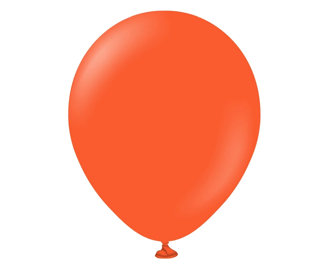 Balony Kalisan 5", standard jaskrawopomarańczowe (Flame Orange), 50 szt.