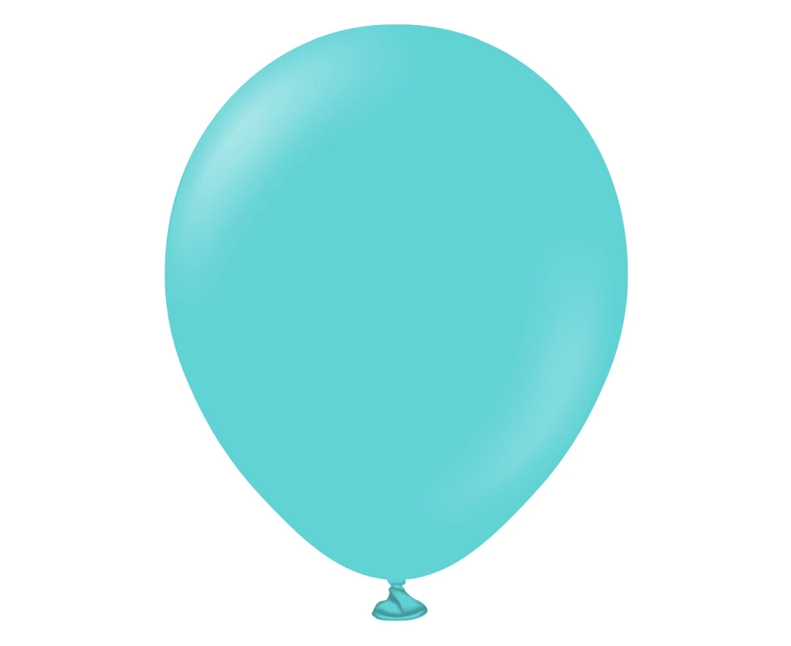 Balony Kalisan 5", standard Aqua (Aqua), 50 szt.