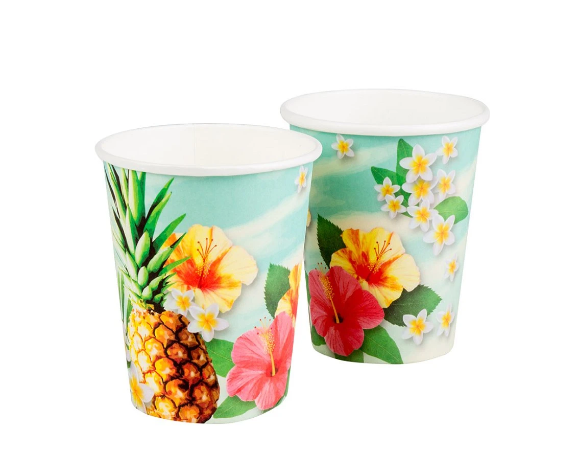 Kubeczki papierowe Paradise , 250 ml,, 10 szt,