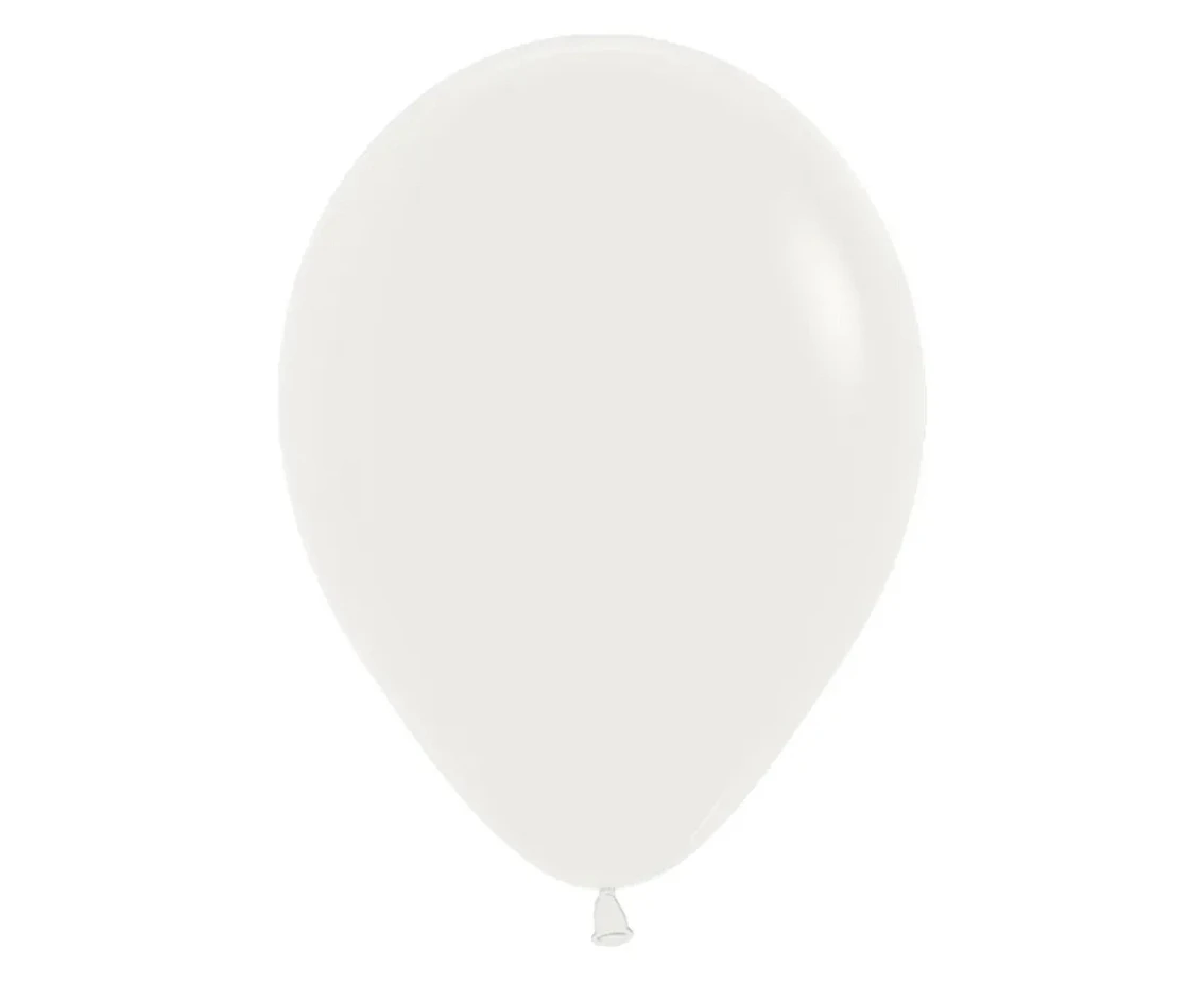 Balony Sempertex 12", (almond white) Migdałowe Białe, 50 szt.