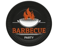 Talerzyki papierowe Barbecue Party, 18 cm, 8 szt.
