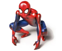 Balon foliowy Spider-Man 3D, 88x60 cm