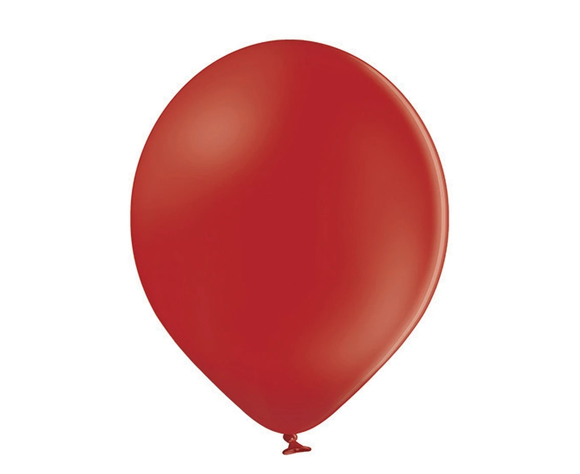 Balony Belbal 12", B105-497, (pastel red) pastel czerwone, 100szt.