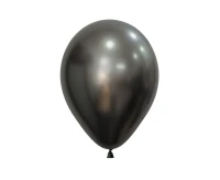 Balony Sempertex 5", (silk midnight grey) Silk, Ciemnoszare, 50 szt.