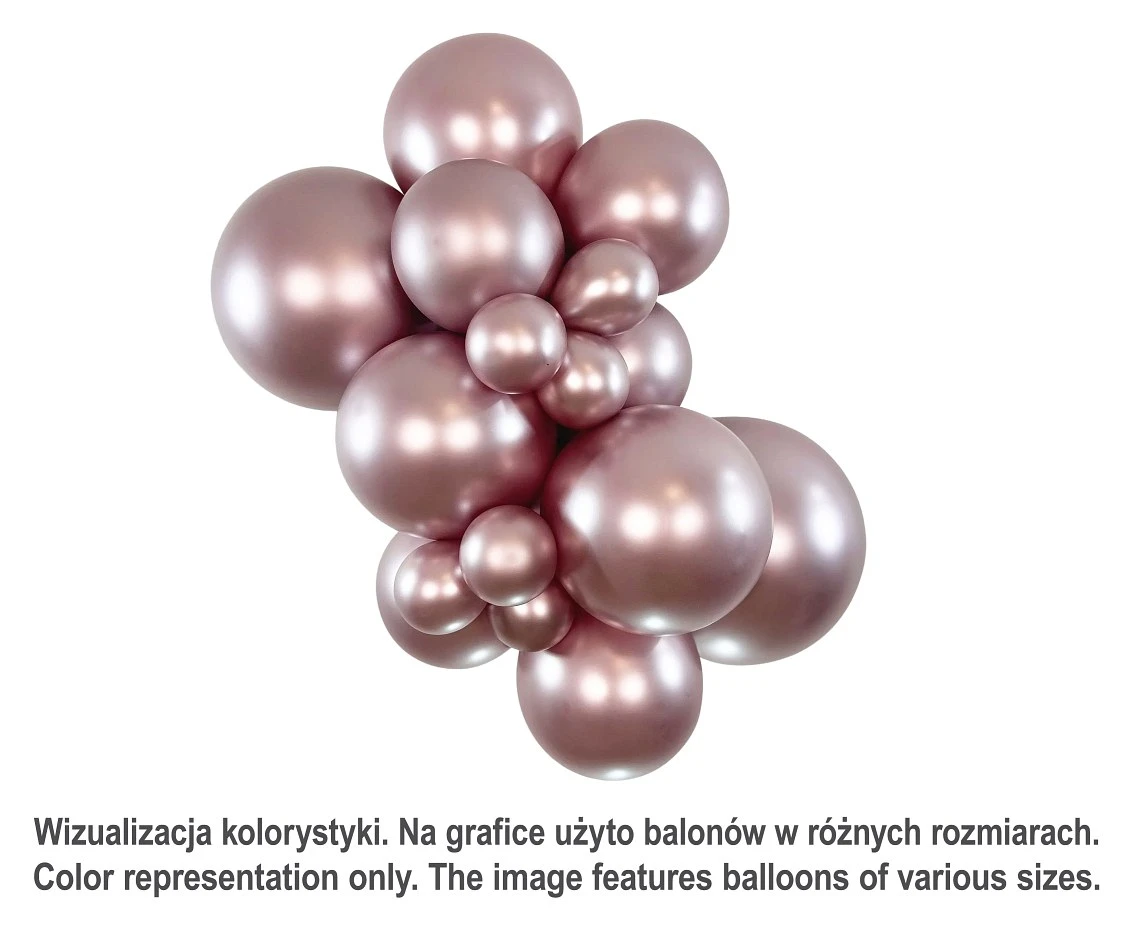Balony Sempertex 5", (silk pink blossom) Silk, Ciemnoróżowe, 50 szt.