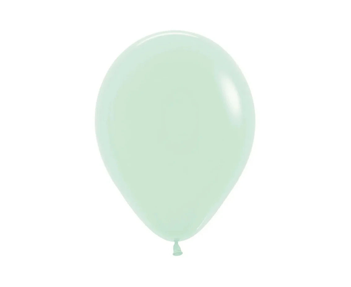 Balony Sempertex 5", (pastel matte green) Matowe Zielone, 50 szt.