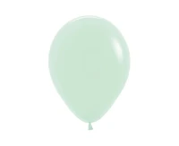 Balony Sempertex 5", (pastel matte green) Matowe Zielone, 50 szt.