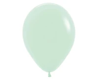 Balony Sempertex 12", (pastel matte green) Matowe Zielone, 50 szt.