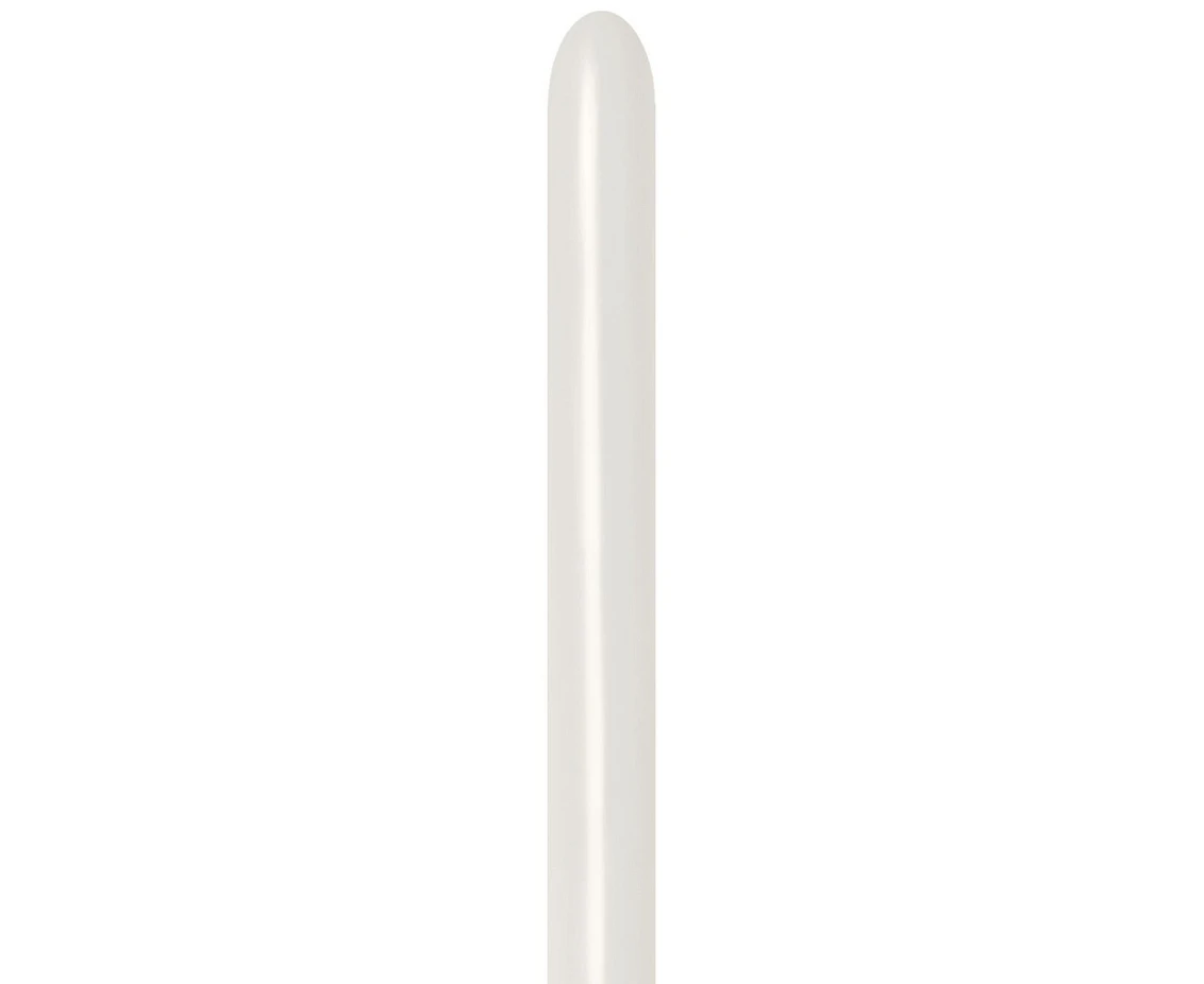 Balony Sempertex 260, (nozzle up pastel dusk cream) Do Modelowania, Kremowe, 50 szt.