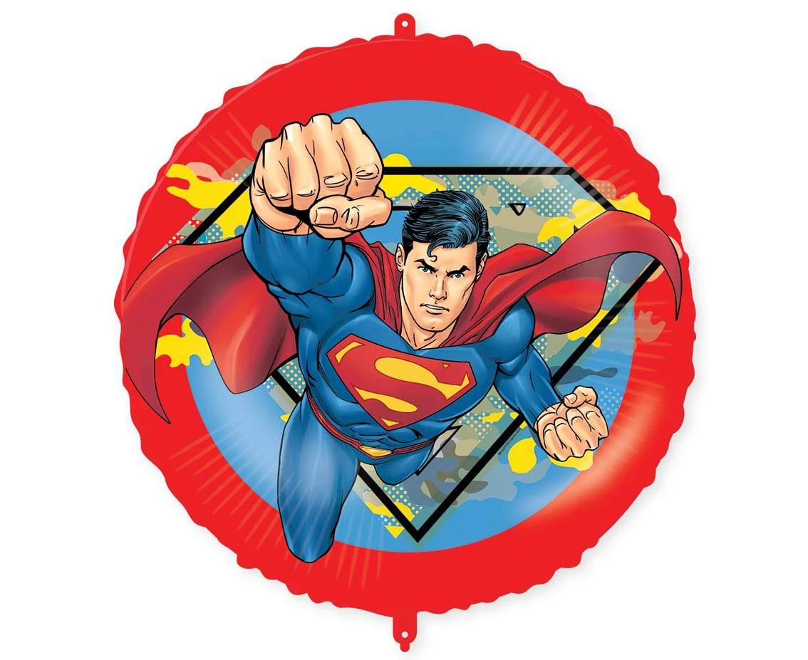 Balon foliowy Superman Krypton, 46cm, 1 szt.