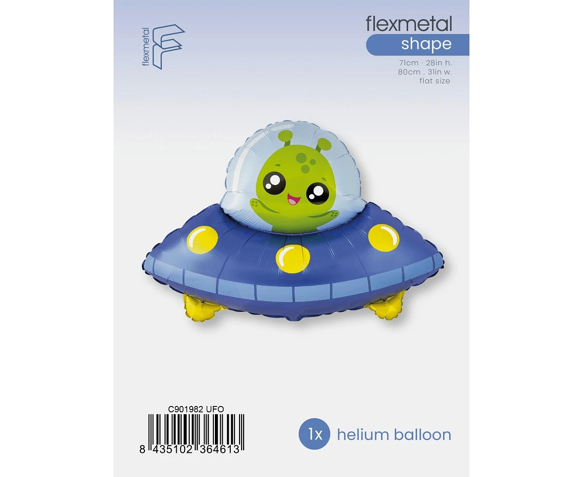 Balon foliowy 31" FX - UFO, pakowany