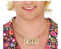 Naszyjnik "Disco", złoty, 7 cm,