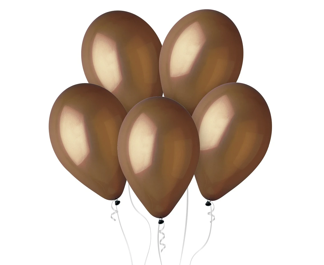 Balony B&C 12", pastel brązowe, nowy kolor, 10szt.