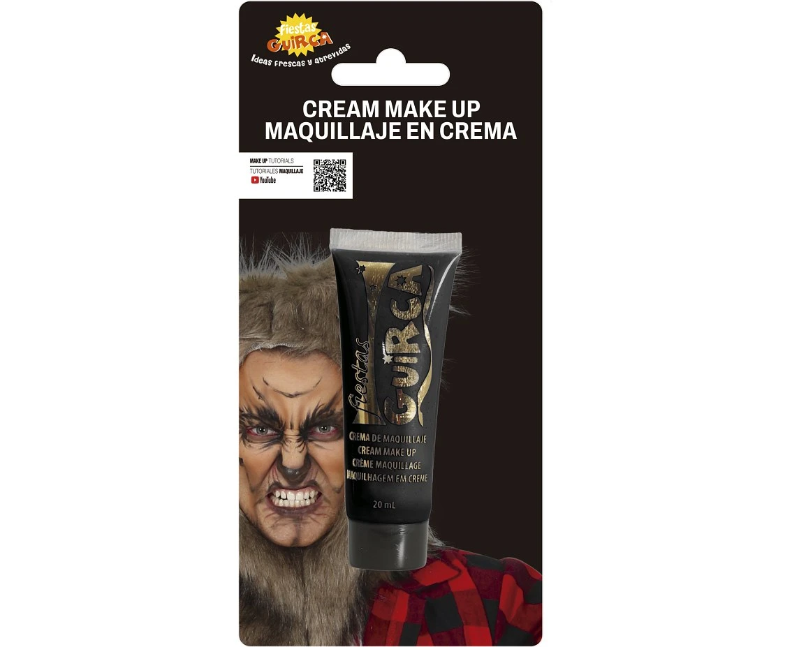 Farba do twarzy, czarna, 20 ml