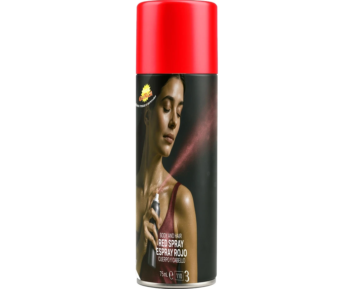 Spray do ciała, 75 ml, czerwony