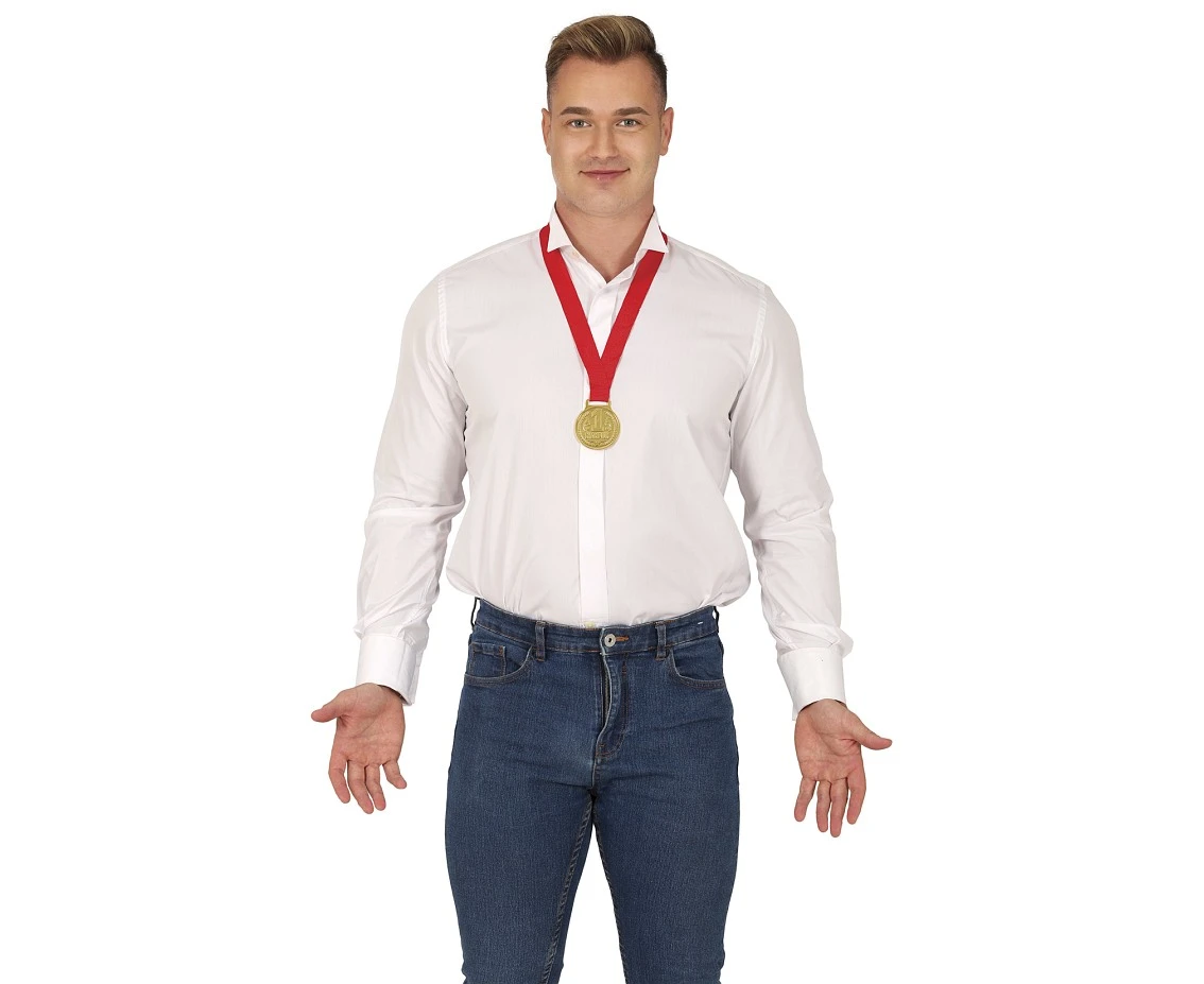 Medal "champion 1", 6 cm