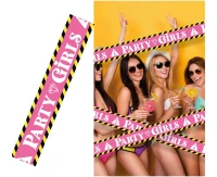 Taśma ostrzegawcza Party girls, 6 m×7.6 cm