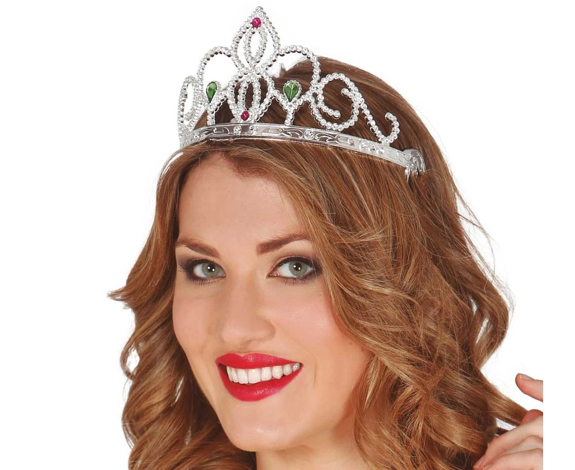 Tiara srebrna