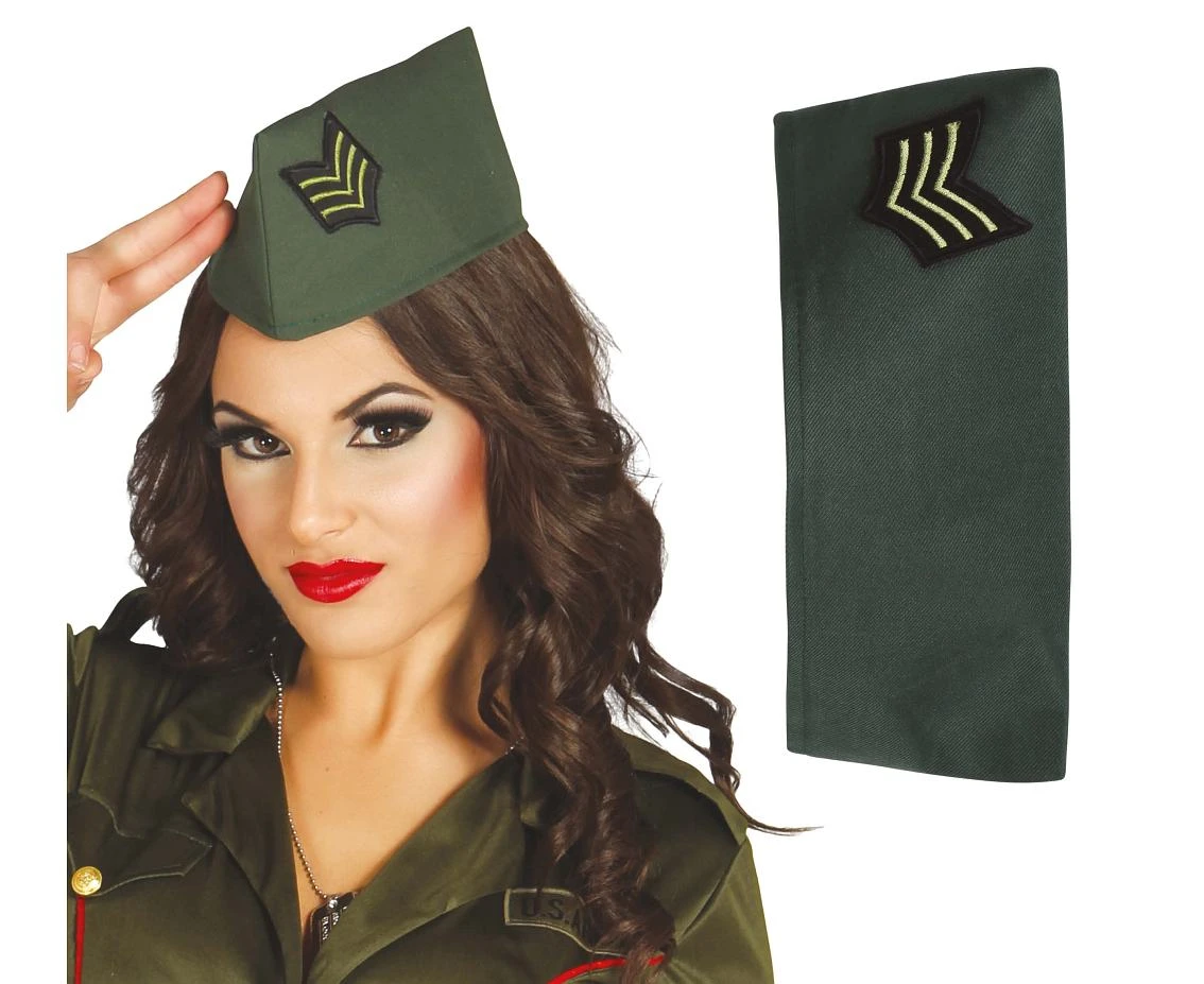 Czapka wojskowa furażerka zielona
