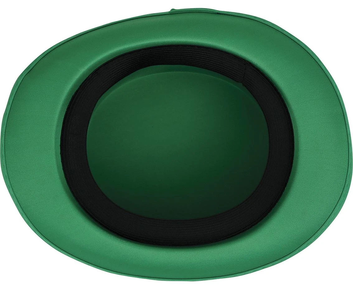 Cylinder satynowy, zielony