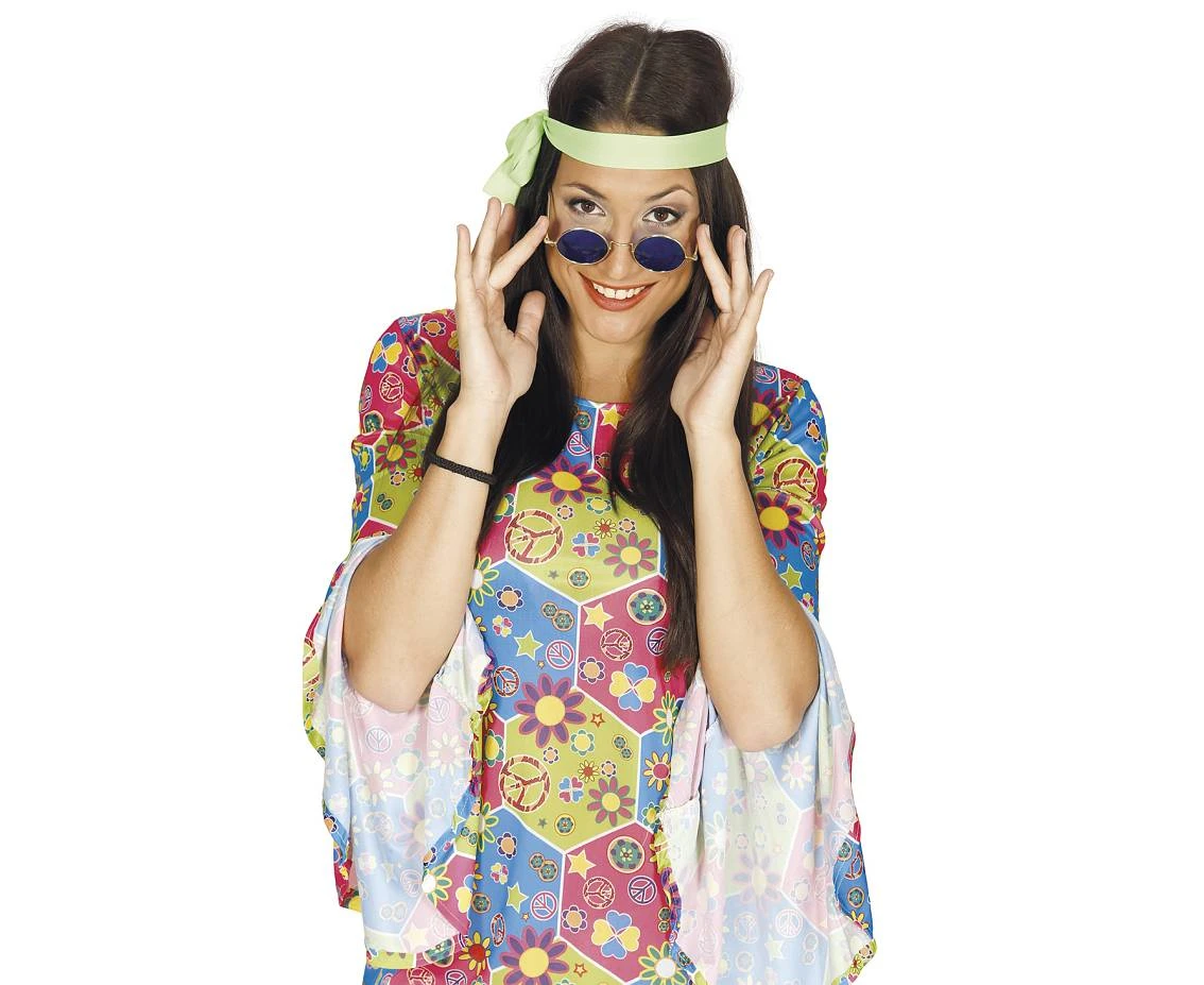 Okulary Hippie, niebieskie
