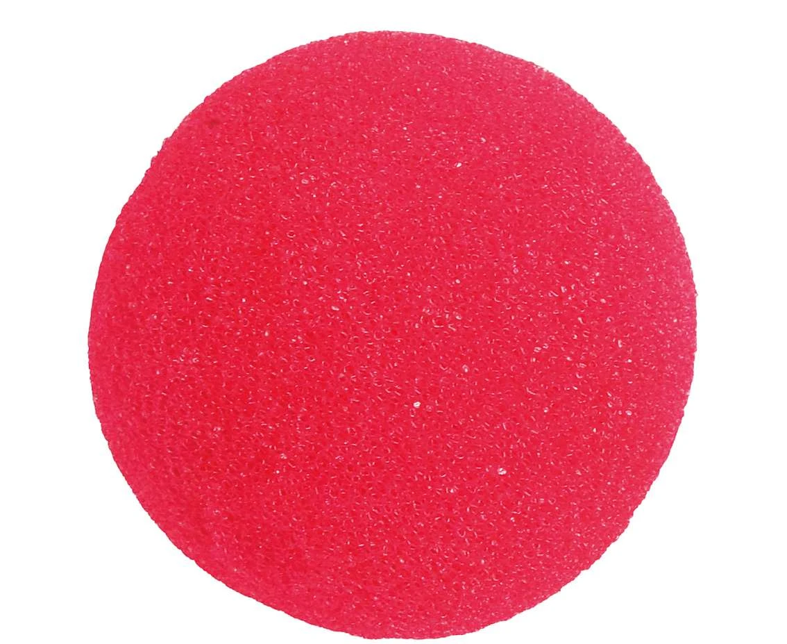 Nos klauna piankowy, czerwony, 5 cm