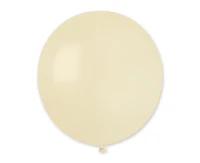 Balony Gemar 19", pastel kość słoniowa, 25szt.
