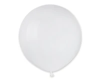 Balony Gemar 19", pastel białe, 25szt.