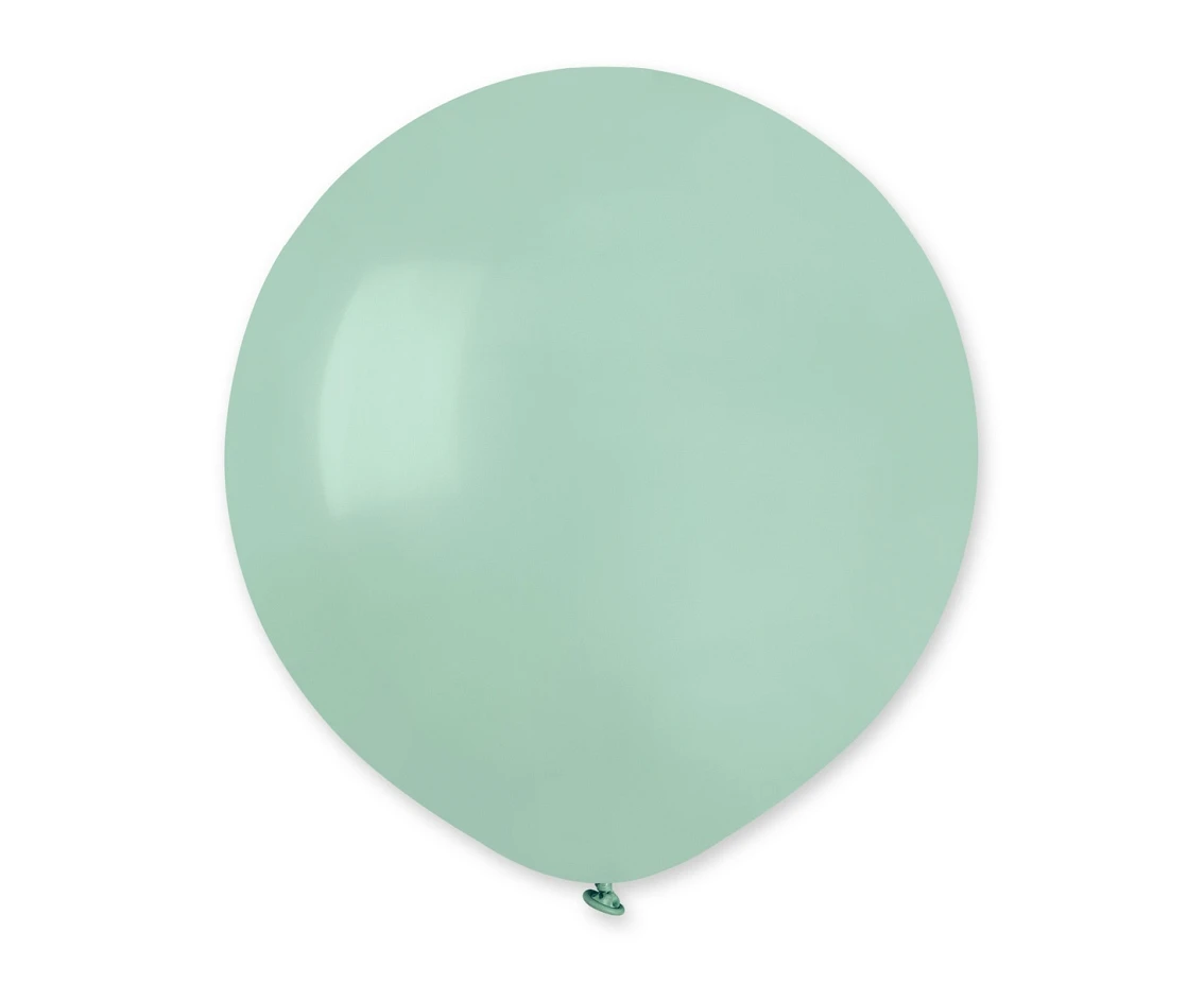Balony Gemar 19", pastel turkusowozielone, 25szt.