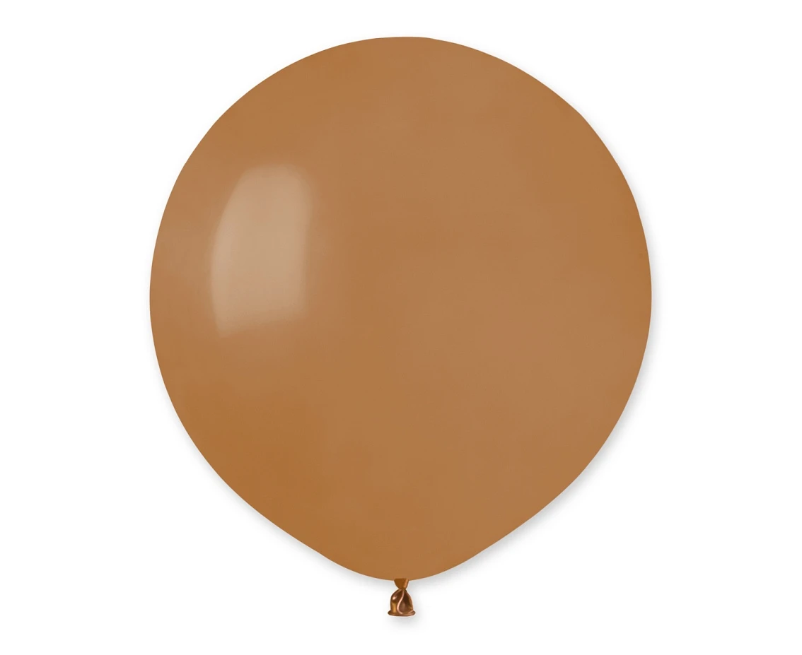 Balony Gemar 19", pastel kawowe, 25szt.