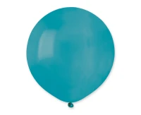 Balony Gemar 19", pastel turkusowoniebieskie, 25szt. KK