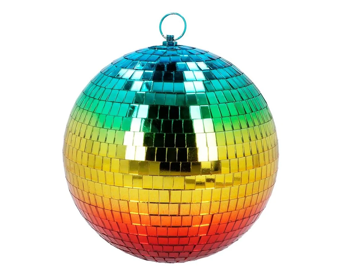 Kula Disco, tęcza, rozm. 20 cm