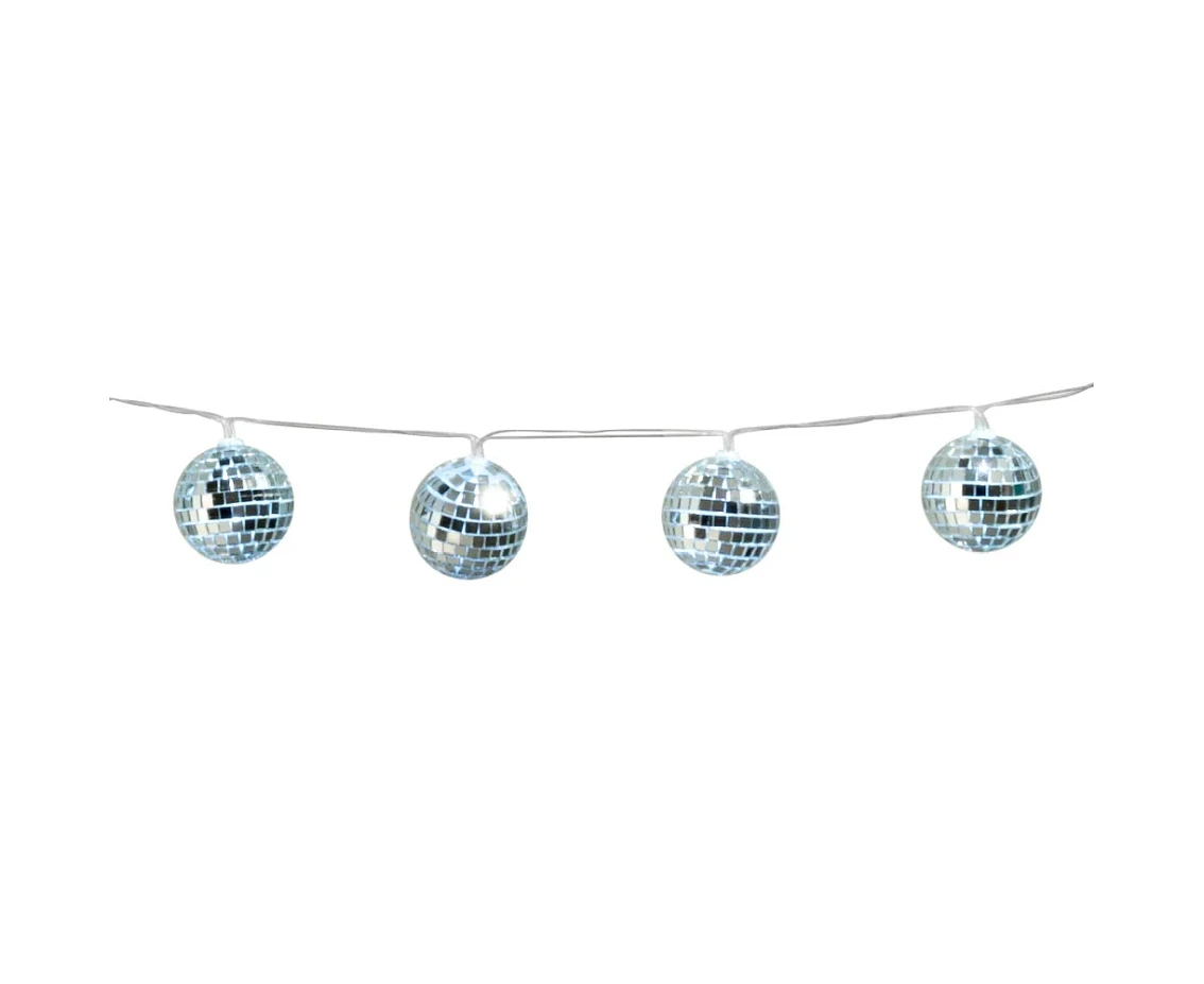 Przewód oświetleniowy LED, kule Disco 140 cm