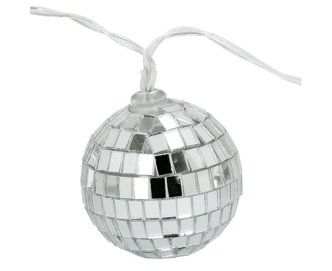 Przewód oświetleniowy LED, kule Disco 140 cm