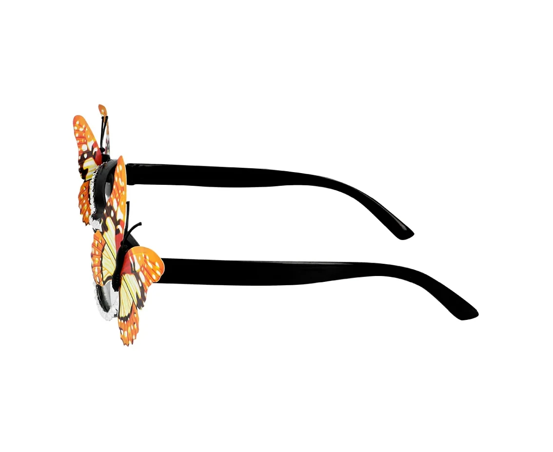 Okulary damskie Party Motyl, wielokolorowe