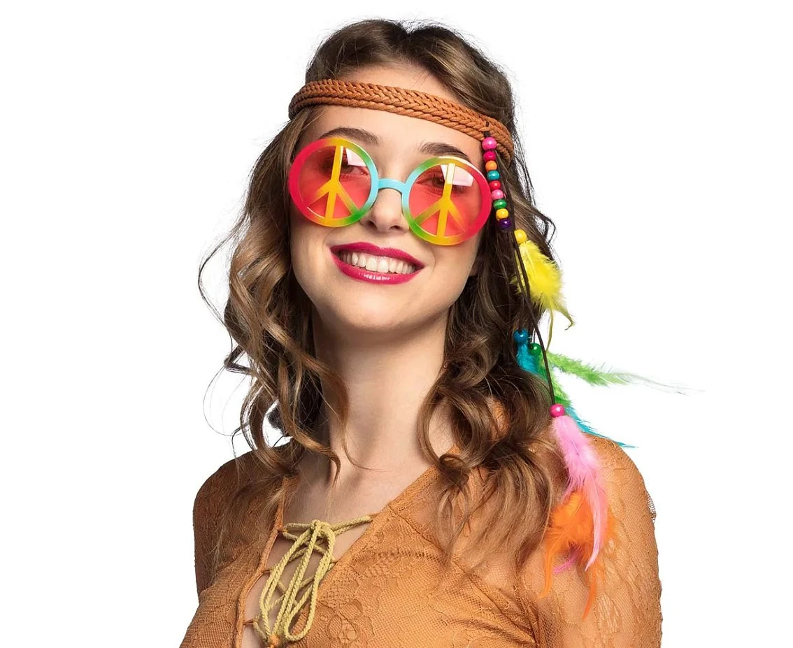 Zestaw Hippie Bohemian (opaska i okulary)